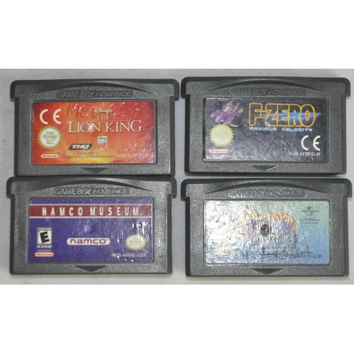 171 - BLUE GAMEBOY ADVANCED AND 4 GAMES
