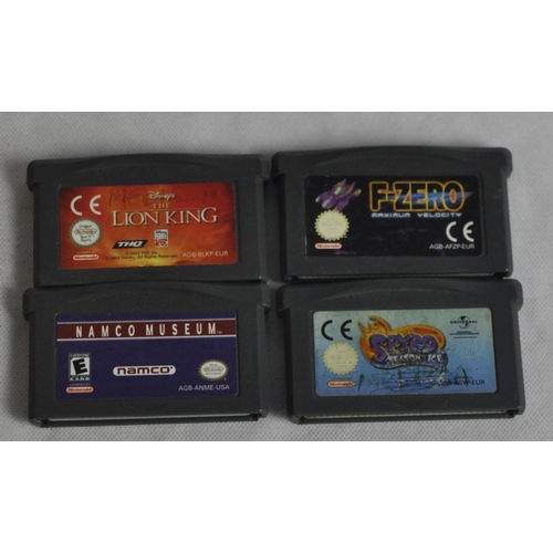 171 - BLUE GAMEBOY ADVANCED AND 4 GAMES