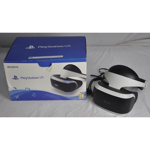 255 - PLAYSTATION SONY VIRTUAL REALITY HEADSET WITH GAME