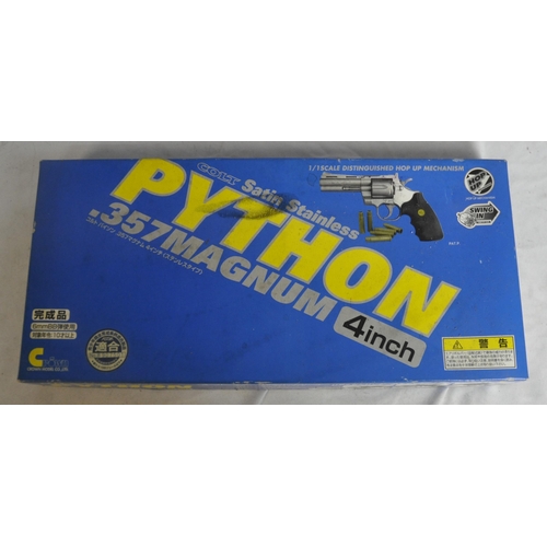 326 - PYTHON 6mm BB GUN, RED P.BERETTA REPLICA GUN, G.3 REPLICA GUN & CYMA M11 P.815 AIR SPORT PLASTIC... 