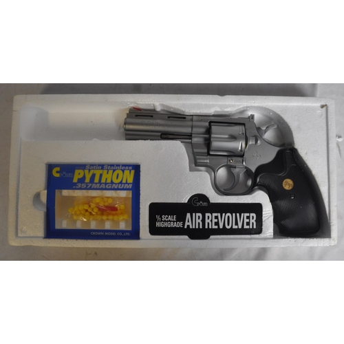 326 - PYTHON 6mm BB GUN, RED P.BERETTA REPLICA GUN, G.3 REPLICA GUN & CYMA M11 P.815 AIR SPORT PLASTIC... 