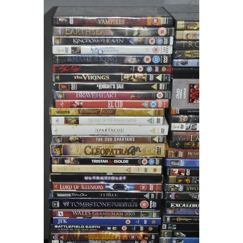 346 - BOX OF VARIOUS DVDs