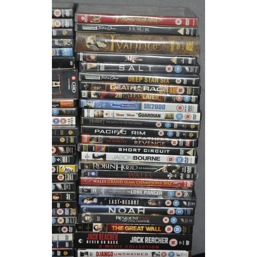 346 - BOX OF VARIOUS DVDs