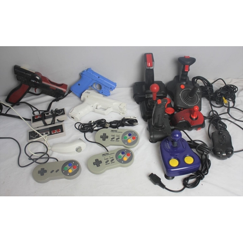 402 - VARIOUS CONTROLLERS & JOYSTICKS