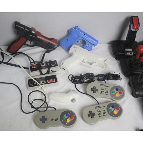 402 - VARIOUS CONTROLLERS & JOYSTICKS