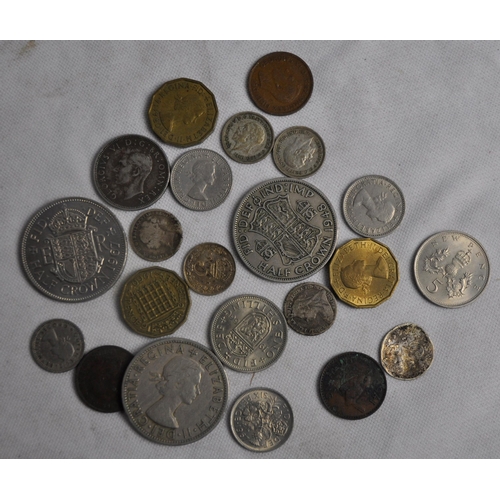 487 - QUANTITY VARIOUS COINS & MEDALS