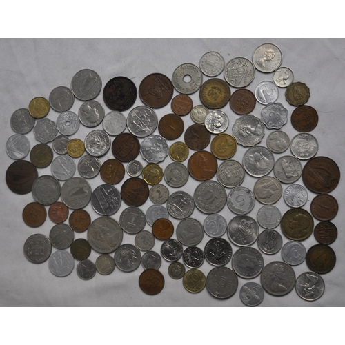 487 - QUANTITY VARIOUS COINS & MEDALS