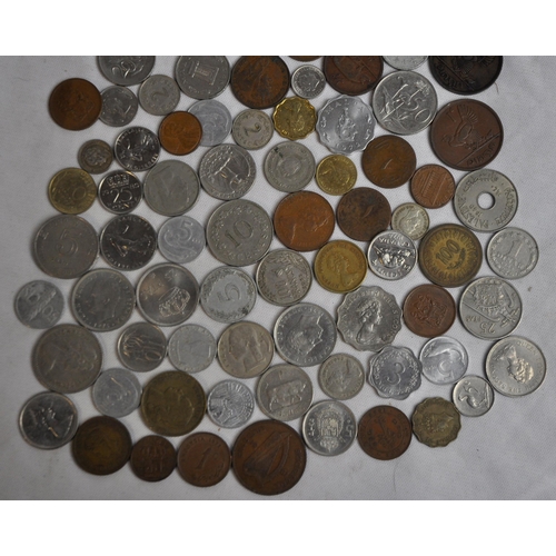 487 - QUANTITY VARIOUS COINS & MEDALS