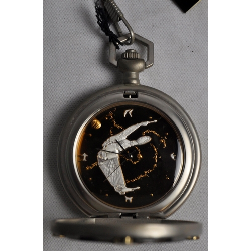 501 - 4 FRANKLIN MINT LIMITED EDITION STAR TREK POCKET WATCHES