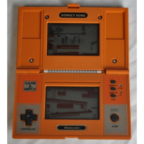 168 - NINTENDO DONKEY KONG AND DONKEY KONG II GAME AND WATCH CONSOLES