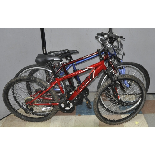 17 - 3 APOLLO MOUNTAIN BIKES - XC.26S6 21 SPEED, CX.10 18 SPEED AND FEUD 18 SPEED