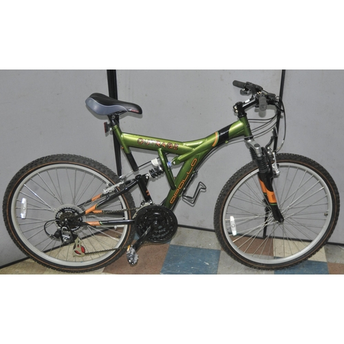 36 - 2 APOLLO FULL SUSPENSION MOUNTAIN BIKES - OUTRAGE 21 SPEED AND CRAZE 18 SPEED