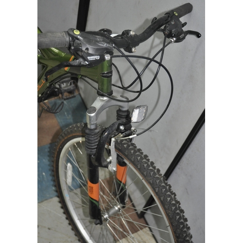 36 - 2 APOLLO FULL SUSPENSION MOUNTAIN BIKES - OUTRAGE 21 SPEED AND CRAZE 18 SPEED