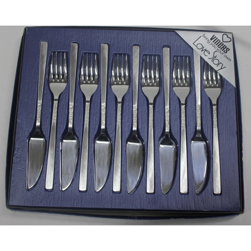 53 - CANTEEN CUTLERY, SET VINERS CUTLERY, SET TEA SPOONS AND MISCELLANEOUS CUTLERY