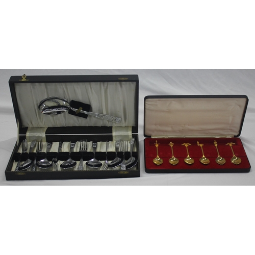 53 - CANTEEN CUTLERY, SET VINERS CUTLERY, SET TEA SPOONS AND MISCELLANEOUS CUTLERY