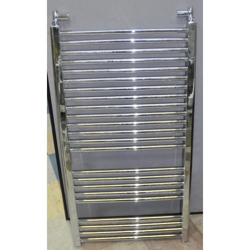 61 - VARIOUS SEALANTS & CHROME HEATED TOWEL RAIL