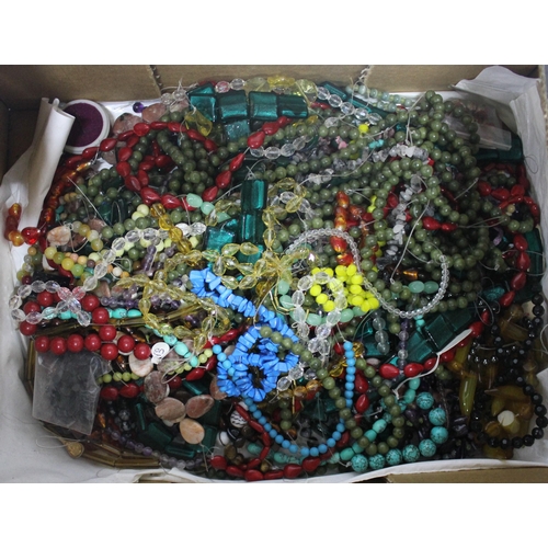 70 - 2 BOXES AND 2 TRAYS OF COSTUME JEWELLERY - EARRINGS, NECKLACES, ETC