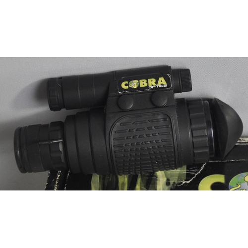 45 - 3 NIGHT VISION MONOCULARS - 2 x COBRA OPTICS AND BRESSER 3 x 40