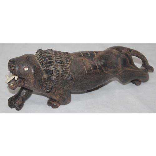 84 - COLLECTION OF TREEN AN AFRICAN CARVED COLLECTABLES