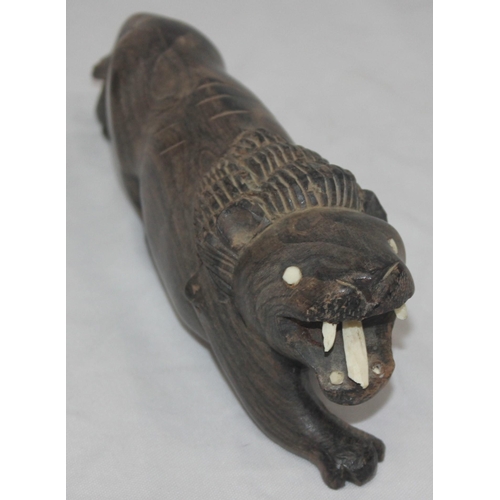 84 - COLLECTION OF TREEN AN AFRICAN CARVED COLLECTABLES