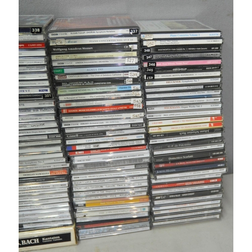 191 - BOX OF COMPACT DISCS - MAINLY CLASSICAL MUSIC