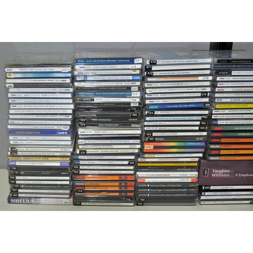 197 - BOX OF COMPACT DISCS - MAINLY CLASSICAL MUSIC