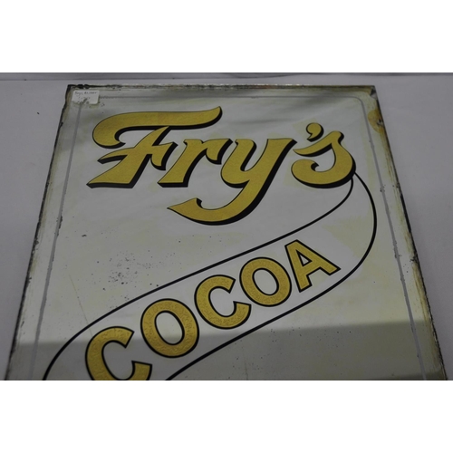 155 - FRY'S COCOA ADVERTISING MIRROR 12