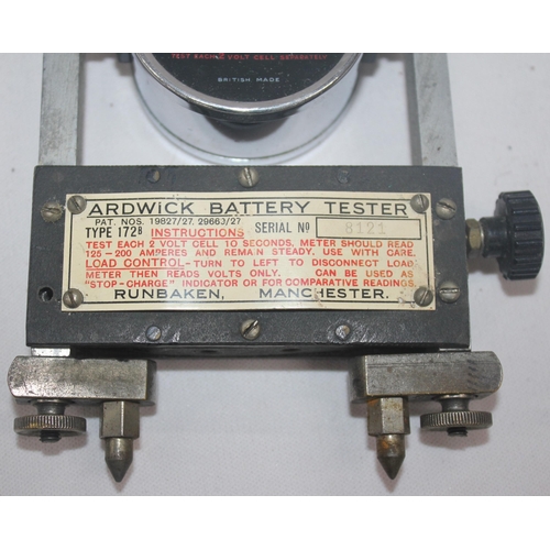 109 - ARDWICK ANALOGUE 2V BATTERY TESTER