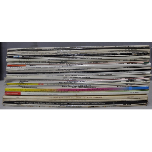 172 - BOX OF VINYL RECORDS - MAINLY CLASSICAL