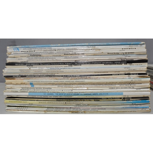 172 - BOX OF VINYL RECORDS - MAINLY CLASSICAL