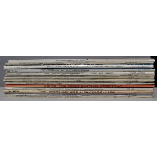 172 - BOX OF VINYL RECORDS - MAINLY CLASSICAL