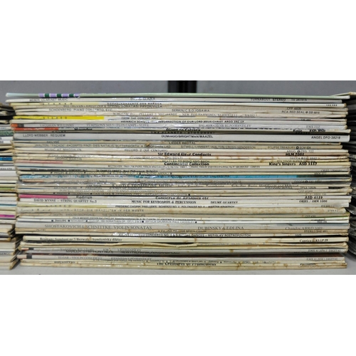 173 - BOX OF VINYL RECORDS - MAINLY CLASSICAL