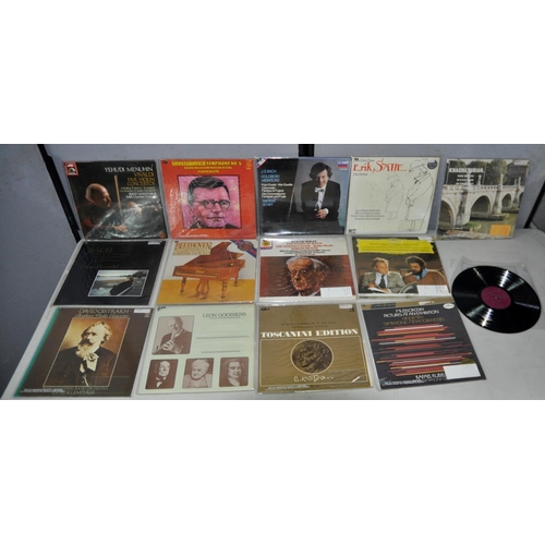 173 - BOX OF VINYL RECORDS - MAINLY CLASSICAL