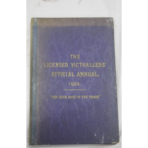 180 - 5 BOOKS OF SHEET MUSIC AND THE LICENSED VICTUALLERS OFFICAL ANNUAL 1924