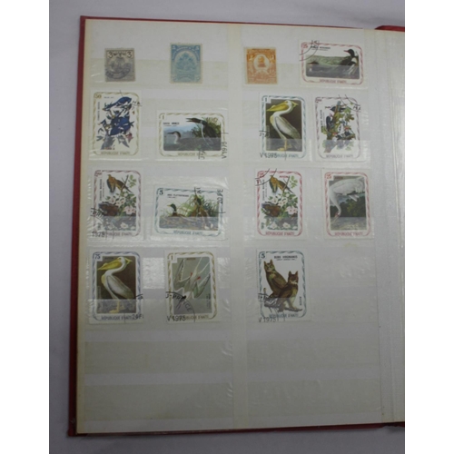 182 - 2 WWF FILES OF 1st DAY COVERS, 6 STAMP ALBUMS COINTAING STAMPS