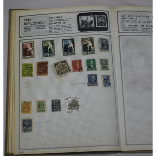 182 - 2 WWF FILES OF 1st DAY COVERS, 6 STAMP ALBUMS COINTAING STAMPS