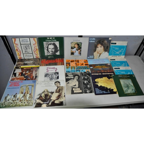 187 - BOX OF VINYL RECORDS - MAINLY CLASSICAL