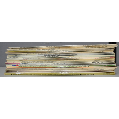 189 - BOX OF VINYL RECORDS - MAINLY CLASSICAL