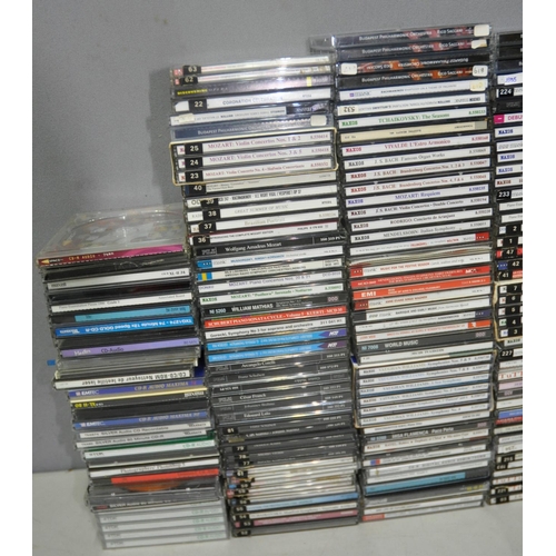 190 - BOX OF COMPACT DISCS - MAINLY CLASSICAL MUSIC