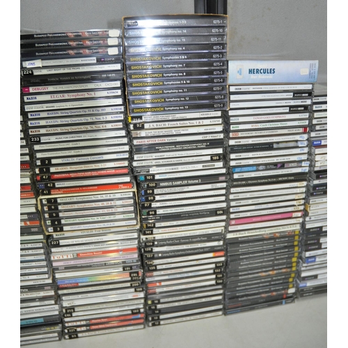 190 - BOX OF COMPACT DISCS - MAINLY CLASSICAL MUSIC