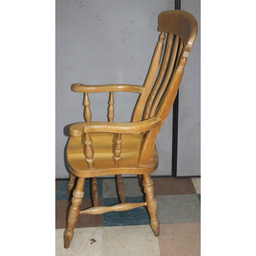 125 - KITCHEN ARMCHAIR WITH SLAT BACK