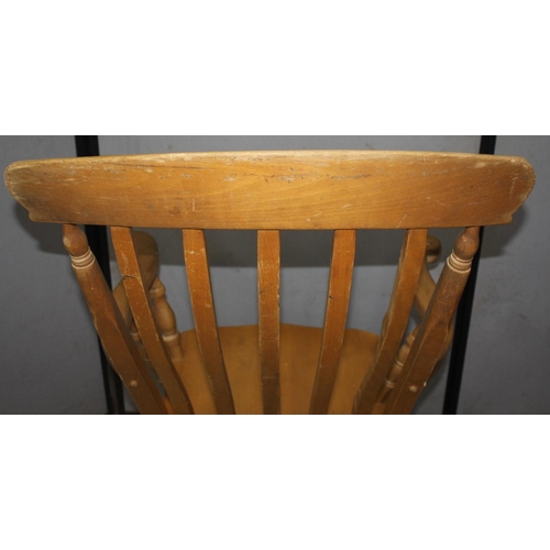 125 - KITCHEN ARMCHAIR WITH SLAT BACK