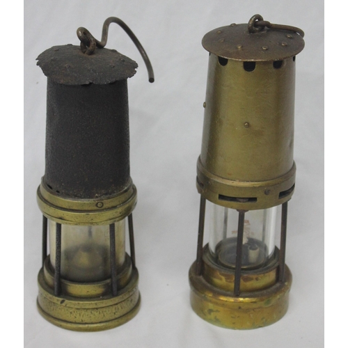 136 - 2 MINER'S LAMPS AND PREMIER LAMP CRESTELLA CARBIDE LAMP