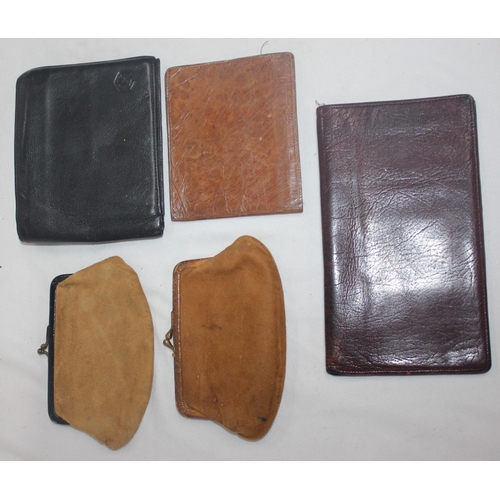 137 - MASONIC WALLETS AND OTHER LEATHER WALLETS