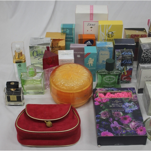 146 - BOX OF VINTAGE 1960-90 PERFUMES AND OTHER VANITY PRODUCTS