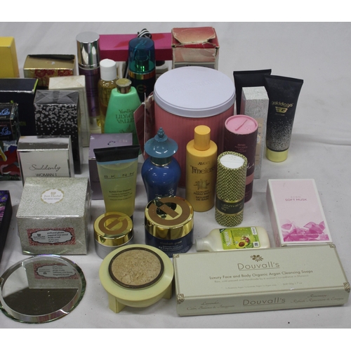 146 - BOX OF VINTAGE 1960-90 PERFUMES AND OTHER VANITY PRODUCTS