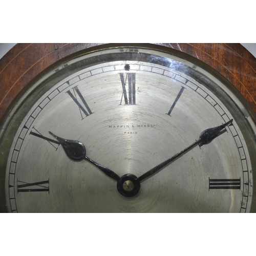 261 - MAPPIN AND WEBB LTD PARIS INLAID MANTLE CLOCK