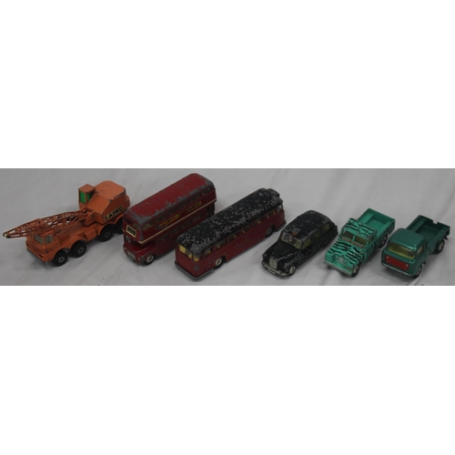 268 - VARIOUS DIE CAST MODELS INCLUDING CORGI, MATCHBOX, LESNEY