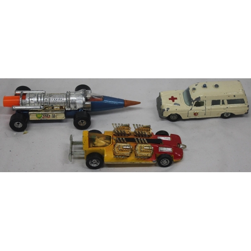 268 - VARIOUS DIE CAST MODELS INCLUDING CORGI, MATCHBOX, LESNEY