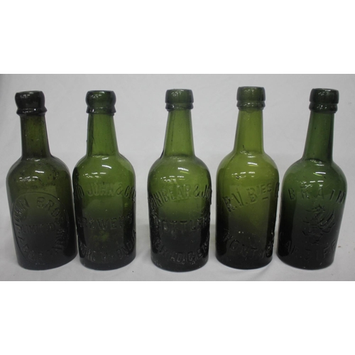 303 - VARIOUS GLASS BOTTLES